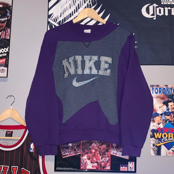 Custom Nike Rework Crewneck - Picture 1 of 5